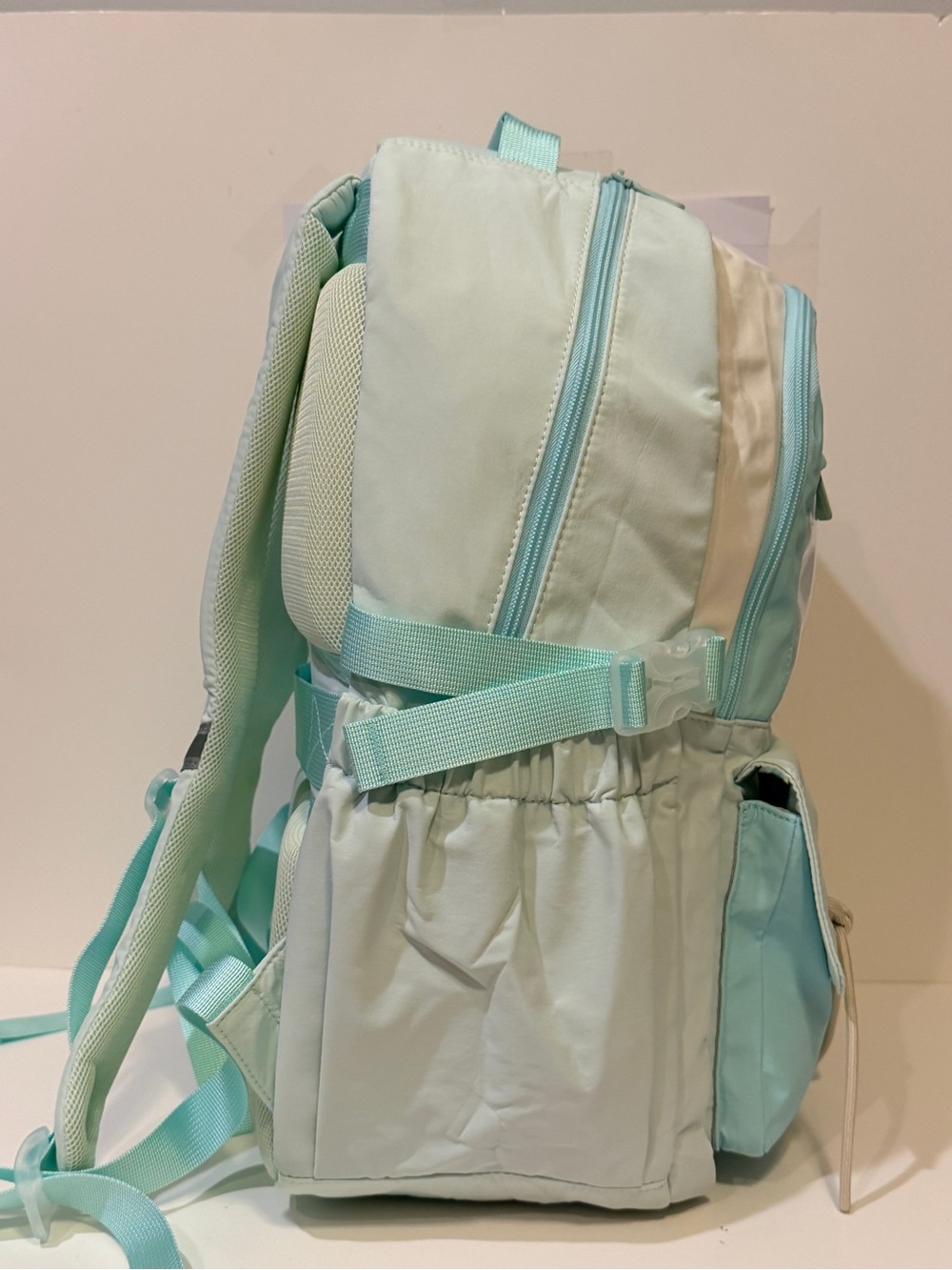 NWT Lovevook Backpack in Cream, Light Mint Green/Light Teal Colors - Picture 2 of 7